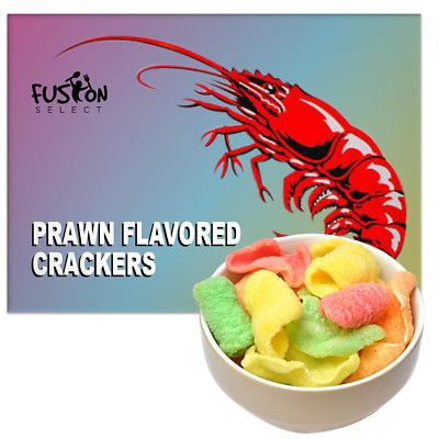Fusion Select 1 Pk Uncooked Prawn Crackers - Multi-Colored Shrimp Chips for Shar