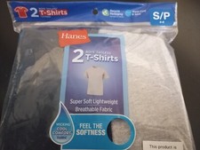 2 Pack Hanes SMALL 6-8 Boys Tagless Tshirts Super Soft Breathable New