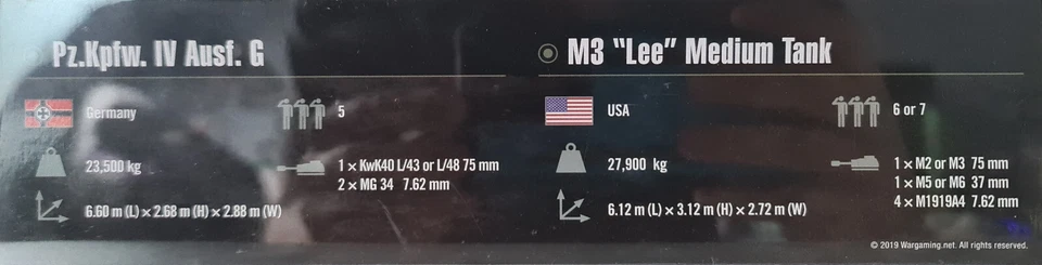 Panzerfahrzeuge Pz. Kpfw. IV Ausf. G (GER) & M3 ''Lee'' (US) von Corgi - MS 1:72 - Bild 2 von 4