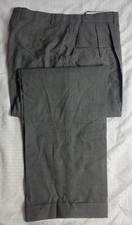Vintage 90’s Chaps Ralph Lauren Wool 36x30 Gray Pants Pleated