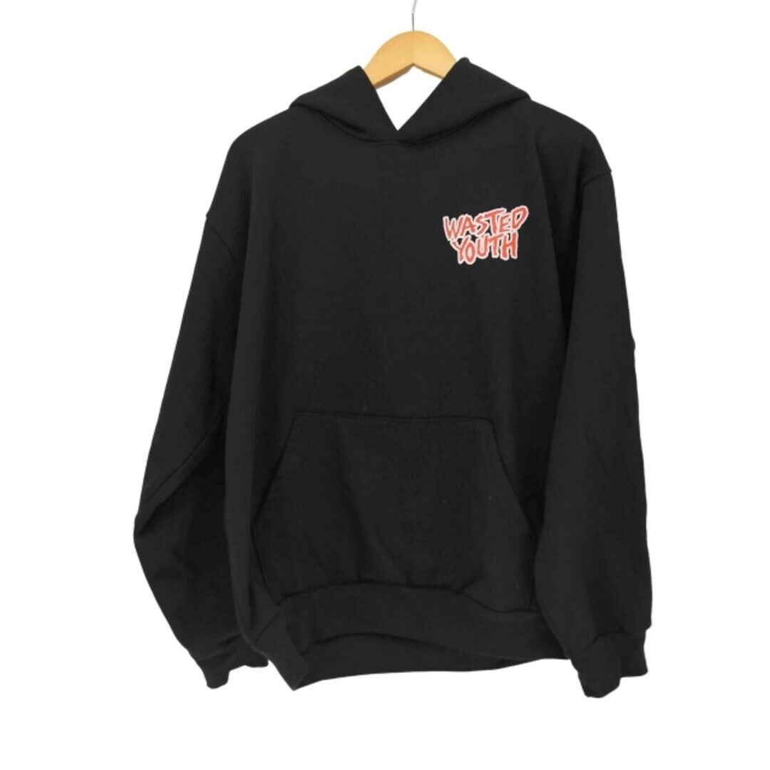 WASTED YOUTH (Wasted Youth) double sided logo print hoodie WASTED YOUTH (Wasted Youth) double sided logo print hoodie
