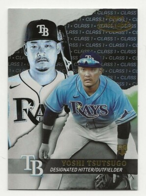 2020 Topps Gold Label YOSHI TSUTSUGO Class 1 Black Parallel Rays RC #90