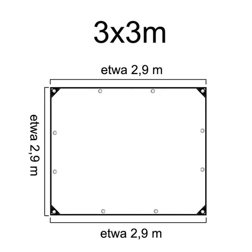All Sizes Of Heavy Duty Clear Tarpaulin Waterproof Cover Ground Camping Sheet UK - Picture 10 of 15