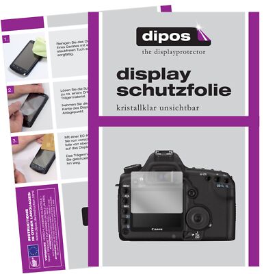 Dipos Displayschutzfolie Für Canon EOS 5D Mark II – Kratzfest, Blasenfrei, Made In Germany