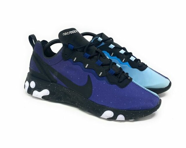 react element 55 blue black