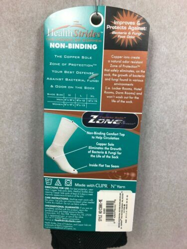 SAOLA CALZINI CREW NERI NON VINCOLANTI ZONA SUOLA RAME CONFEZIONE DA 3 "MADE IN USA"