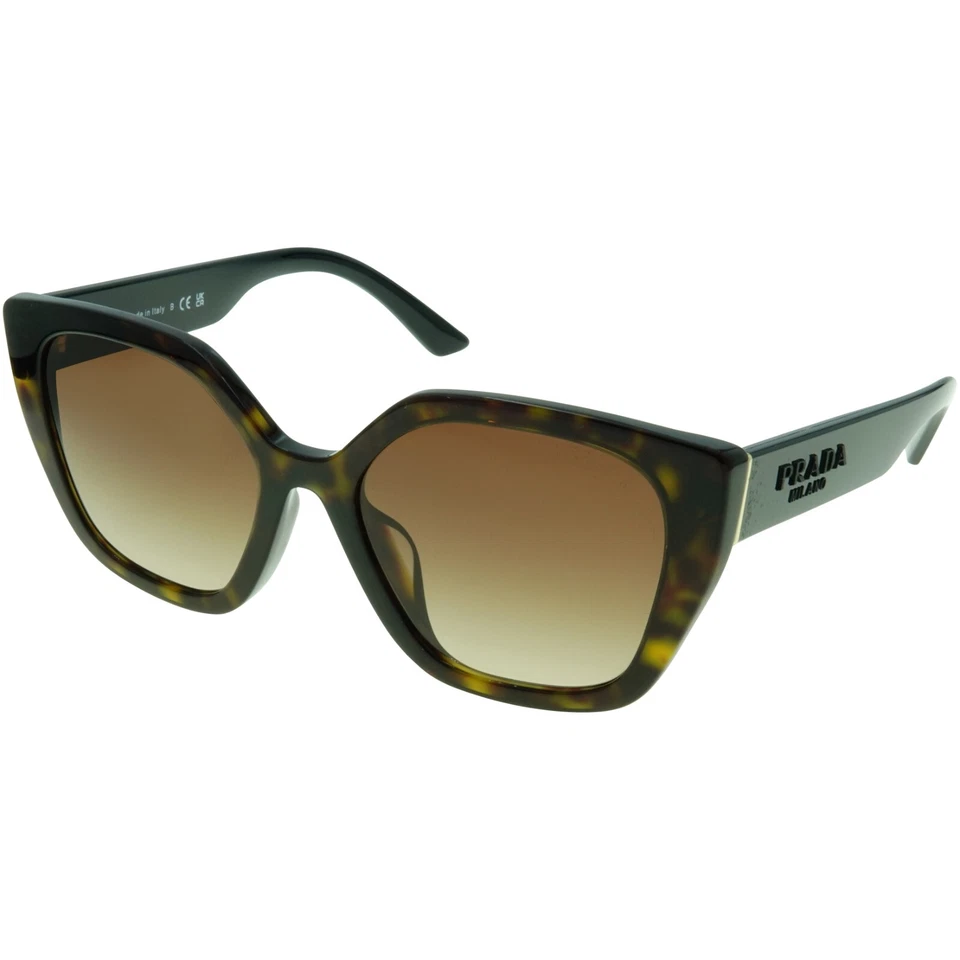 Gafas de sol Prada Cateye PR17ZS VAU6S1 tortuga con templos negros para mujer ESTILO ELEGANTE Foto 3 de 4