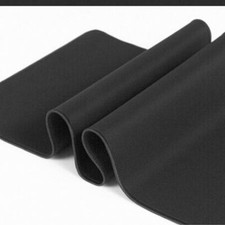 1pc PC Laptop Computer Rubber Gaming Mouse Pad Mat 23.62 x 11.81 x 0.08" Black