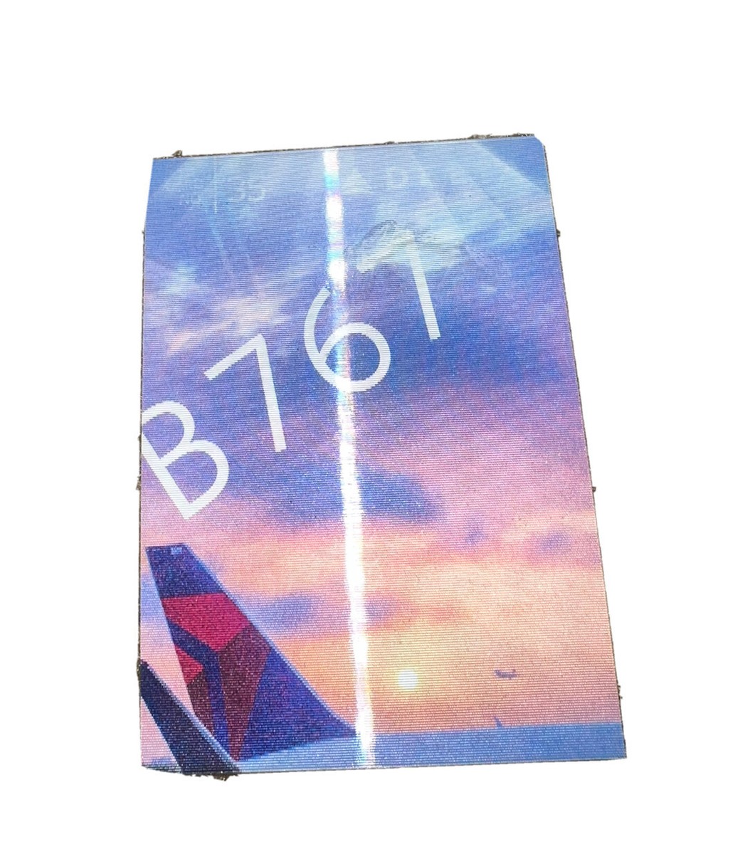 DELTA AIR LINES PILOT TRADING CARD 35 BOEING B767-300ER CARD 2015