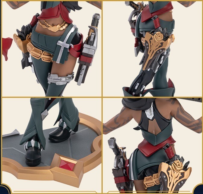 LoL League of Legends SAMIRA Unlocked Statue Figure Riot LoL League of Legends SAMIRA Unlocked Statue Figure Riot