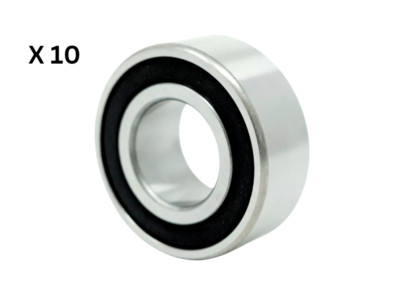 5203 2RS Double-row Angular Contact Ball Bearing ABEC1 17x40x18mm 10PC