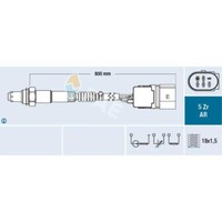 FAE Lambdasonde Regelsonde Passend FüR VW Polo 1.2 12V 1.6 FSI 2.0 3.2 V6