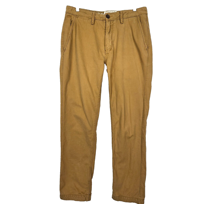 Fat Face Modern Coastal Chinos Mens 32x30 Cotton Twill Tan Brown | eBay