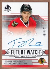 2014-15 SP Authentic Future Watch #280 Trevor van Riemsdyk RC AUTO /999