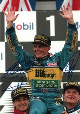 Johnny Herbert & Jean Alesi & David Coulthard Autogramme signed 20x30 cm Bild