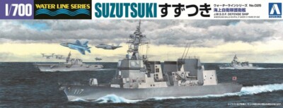 Aoshima 1/700 Scale Waterline Model Kit JMSDF Destroyer JS