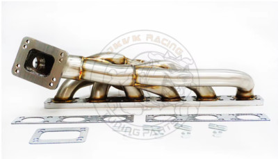3mm 42mmOD SS304 T3 /T4 Top Turbo Manifold For E36 E39 M50 M52 S50 S52 1990-2001