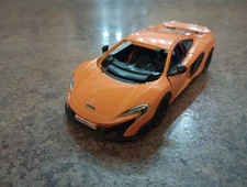 Kinsmart McLaren 675LT 1/36 (Missing Windshield/Paint DMG) Has Pullback System
