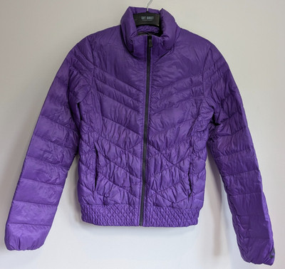 Nike Cascade Daunenjacke Damen Small Lila 75% Entendaunen Stepp Puffer