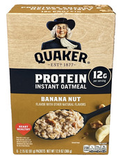Quaker Protein Banana Nut Instant Oatmeal 12.9 oz Hot Cereal
