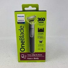 New Philips Norelco OneBlade 360 Face  Body Hybrid Electric Shaver QP2834/70