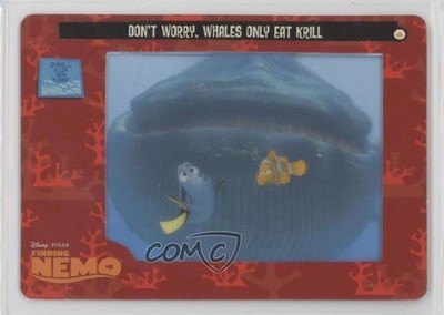 2003 Finding Nemo FilmCardz Dory Marlin Don't worry whales only eat krill 0ni9