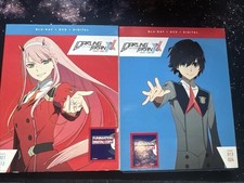 Darling In The Franxx: Part One and Two Anime Blu-ray/DVD Set Like New W/Cover