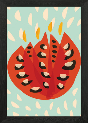 Abstrakte Vektor Illustration von a l gerahmtes Wandbild Poster Leinwanddruck Bild