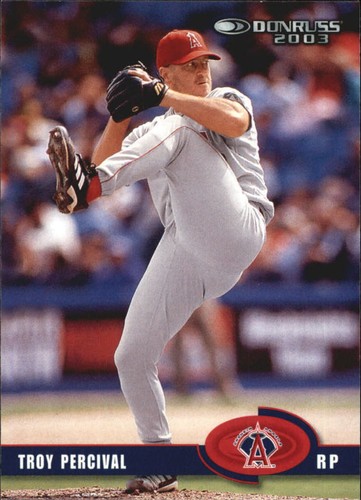 2003 Donruss Troy Percival #83 card