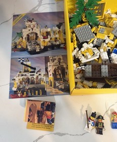 Pirate Lego 6276 El Dorado Fortress Used 99% Complete With Box  Missing 1 Oar