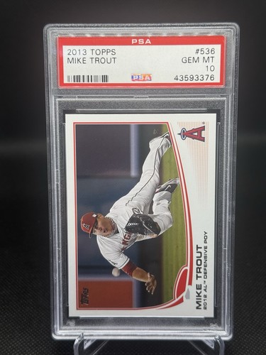 2013 Topps -  Mike Trout #536 PSA 10