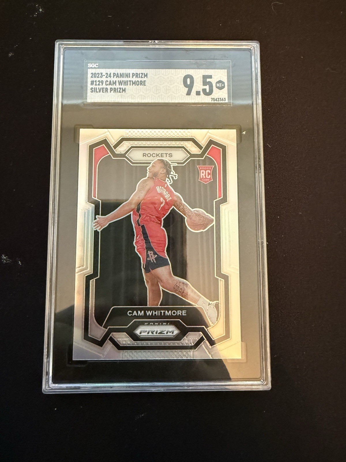 2023-24 Panini Prizm Cam Whitmore Silver Prizm #129 SGC 9.5 Rookie (RC)