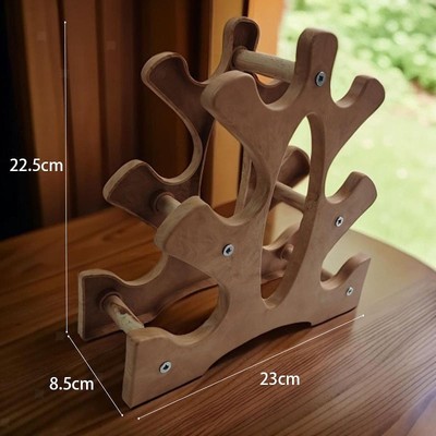 Dumbbell Rack 3 Schichten Hantelständer ein Rahmen Dumbbell -Speicherregal für
