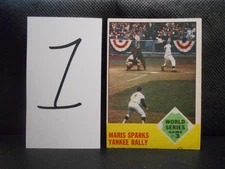 1963 Topps Set-Break #144 Roger Maris Ws3 VG-VGEX See Bottom of Card Spot (1)