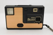 Vintage 1980's Kodak Disc 3100 Black/Gold Disc Camera Made In USA-Untested