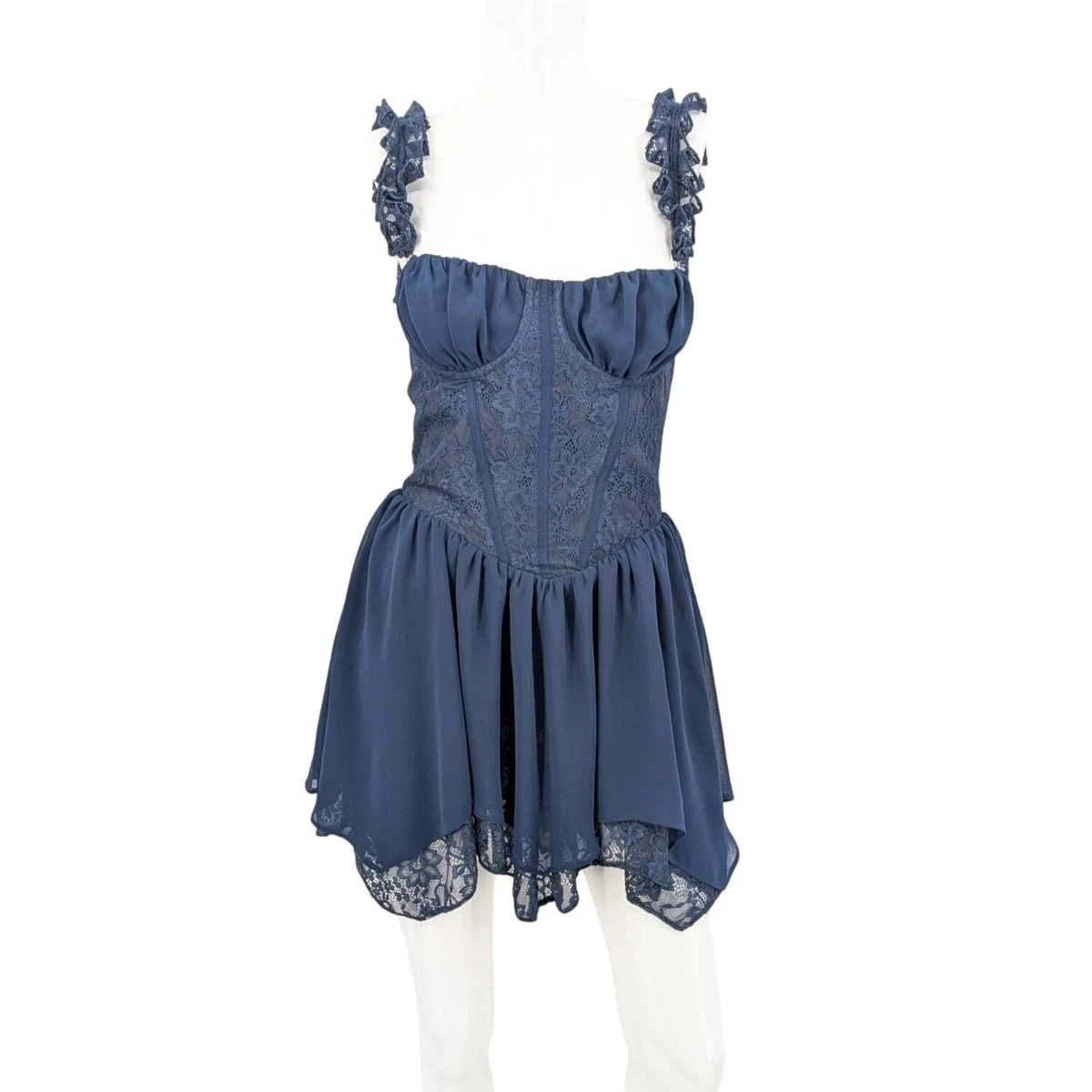 navy open back mini dress mistress rocks House of CB