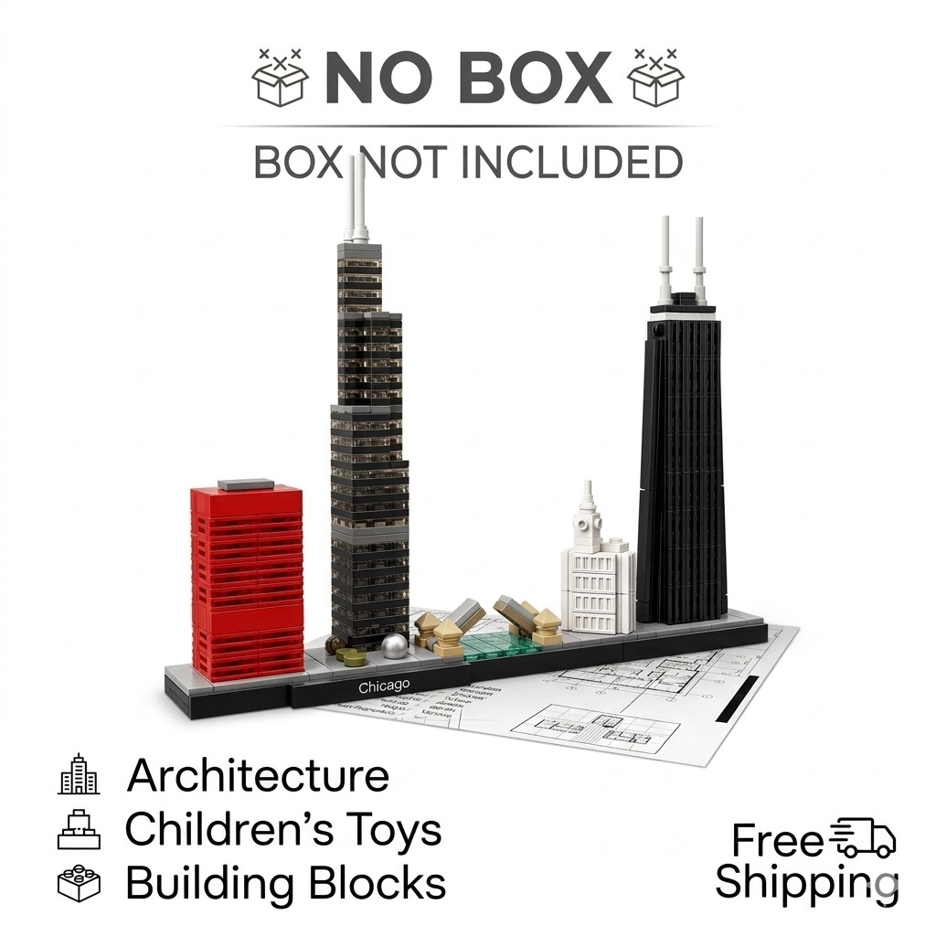 ARCHITECTURE: Chicago (21033) - Complete Bricks -New Sealed (bagged) Retired set
