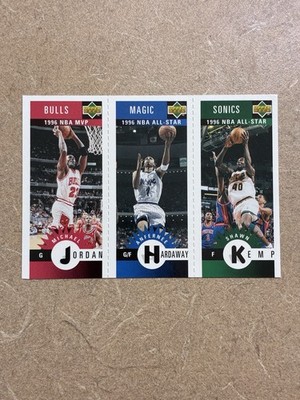 1996-97 Upper Deck Collector's Choice Mini-Cards Jordan Hardaway Kemp M78-60-11
