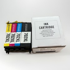 TOKYOINK 702XL Ink Cartridges 4-Pack for Epson WF-3720 WF-3730 New