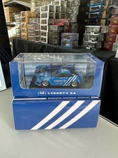 FORD MUSTANG WIDE BODY LOWRIDE ADIDAS LIVERY 1/64 DIECAST CAR BY LIBERTY64 L64