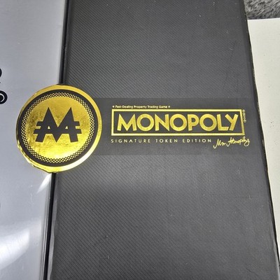Hasbro Gaming Monopoly 64 Pieces Signature Token Edition Board