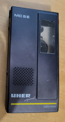 UHER Professional MC 5 E Diktiergerät Minikassette Batteriebetrieben (2x AAA)