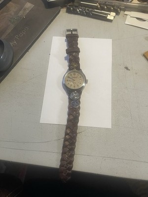 Timex TW4B23100, Men's ''Expedition'' Leather Indiglo Watch, Scout, Date