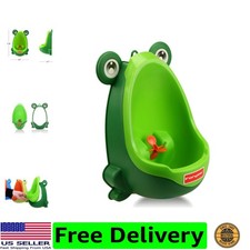 Cute Frog Potty Training Urinal for Boys with Funny Aiming Target - Blackish ...