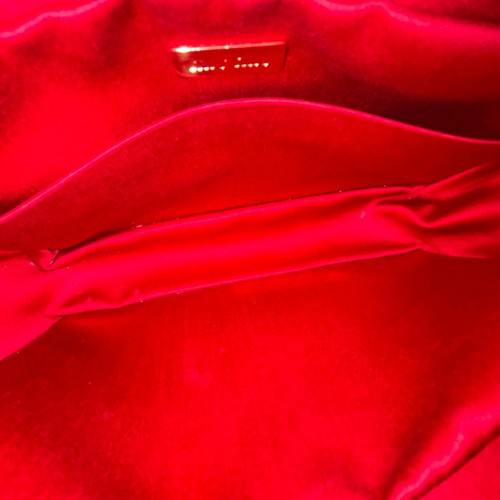 Bolso Bandolera Miu Miu Matelassé Cadena Rojo 5DH038 N88 F068Z 142785636 - Imagen 6 de 7