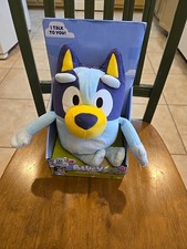 Bluey - 13" Talking Plush - Interactive - Sing Along, 9 Different Phrases