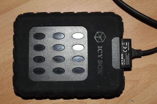 Icy Box IB-279U3 Externes wasserfestes Gehäuse für 2,5" SATA Festplatte