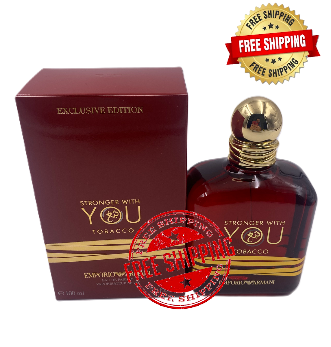 men's perfume tobacco Perfume Stronger With You Tobacco Men's 3.4 fl oz Eau De Parfum Spray  New&Sealed