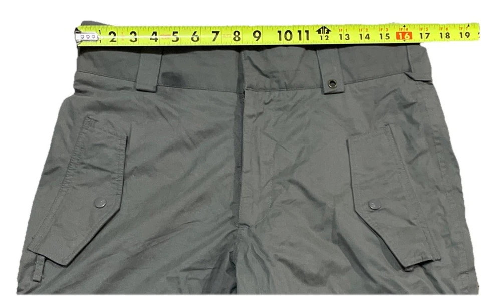 Pantalones Analógicos Gris Snowboard Esquí Unisex Pequeños (34x28) Bolsillos con Cremallera Foto 2 de 4