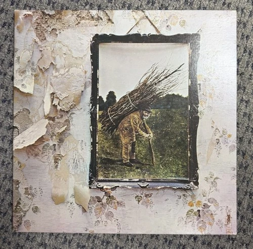 Led Zeppelin IV LP Presswell PR - Side 2 PECKO DUCK Atlantic 19129 VG+-EX